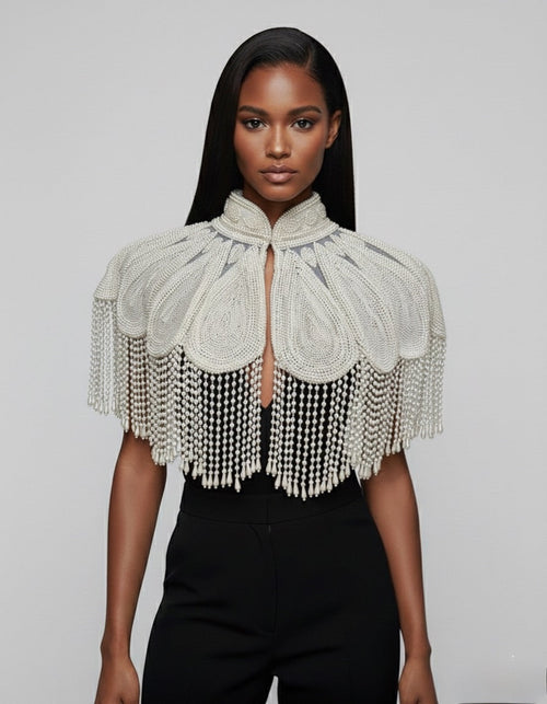 Pearl Halo Cape